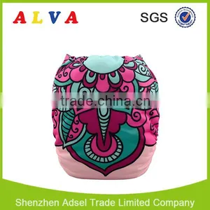 Alva Free Shipping Best Pocket Cloth Diaper Baby Cloth Nappies Quality Choice thumbnail-3