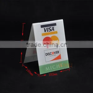 Advertisement Printing V Shape Acrylic Advertisement Sign thumbnail-6