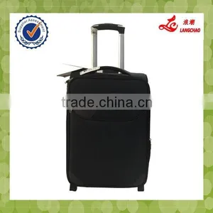 2015 EVA Fabric Material Black Most Popular Built-in 2 Wheels Luggage thumbnail-1