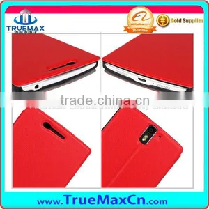 Slim Leather Case for Oneplus One With Stand (Open Left & Right) thumbnail-5