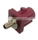SMB Plug for RG174/RG316 Coaxial Cable, FAKRA Male rf Connector thumbnail-1