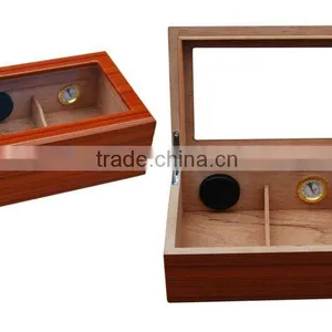 20-25 Cigars Handmade Mini Humidifier Wood Cabinet Cigar Humidor Quality Choice thumbnail-4