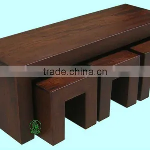 Nest of Tables,home Furniture,coffee Tables,mango Wood Furniture thumbnail-1