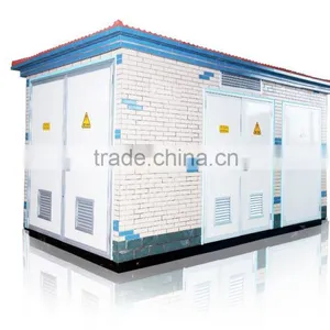 Prefabricated Compact Substation , Pre-cast Building Switchgear Substation thumbnail-1