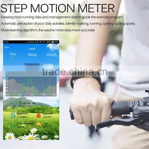 2016 Shenzhen Smart Bracelet, Fashion Silicon LED Health Bluetooth Bracelet For Smart Phones thumbnail-6