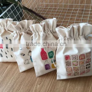 Durable and Cheap Mini Cotton Drawstring Bag for Storage Quality Choice thumbnail-1