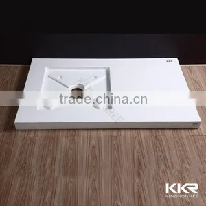 Shenzhen Kkr Hot Selling Solid Surface Shower Tray for Sale thumbnail-4