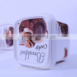 48oz IML Biscuits Ice Cream Cheese Box With Lid thumbnail-4