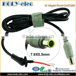 Laptop AC Adapter Charger DC TIP Plug Assembly Connector Cord Cable for Lenovo IBM 7.9x5.5mm thumbnail-1
