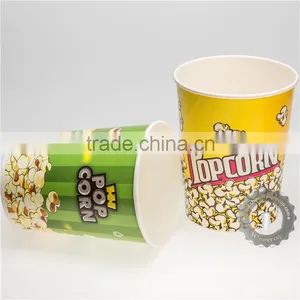 32oz Disposable Paper Popcorn Cup Container thumbnail-1