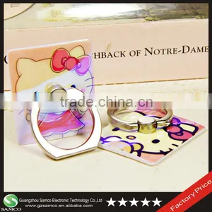 Samco Lovely Hello Kitty Phone Finger Grip Table Holder, Phone Handle Ring Holder thumbnail-1