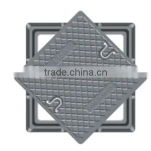 Carriage Way Ductile Iron Manhole Cover EN124 D400 E600 F900 thumbnail-4