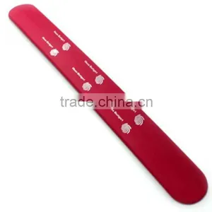 Custom Make Printing Logo Fashion Silicone Rubber Slap Bracelets Snap on Bands Manufacture thumbnail-1