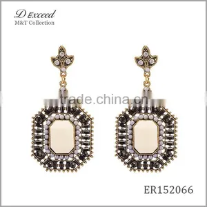 Wholesale Jewelry New Designs Ladies/Women's Ethnic Bohemian Resin Earrings Dangle Earrings thumbnail-1