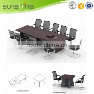 Commercial Furniture Training Table 4 Person Conference Table in Training Room thumbnail-4