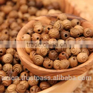 Olive Wood Carved Round Beads thumbnail-4