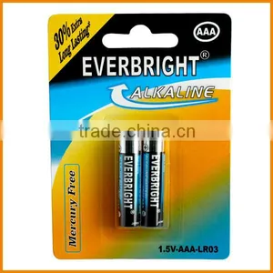 Super Long Working Life New Inner Package 1.5v Size Aaa 7# Alkaline Battery thumbnail-1