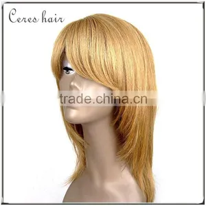 27F/30 Color Can be Changed Factory Wholesale Brazilian Natural Hair Wigs thumbnail-2