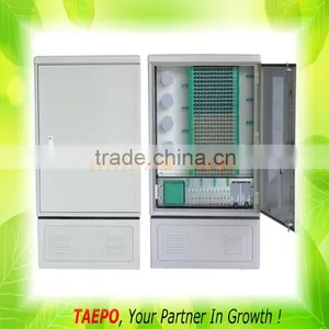 144 288 Cores 576 Fiber Outdoor Smc Metal Optical Fiber Optic Cross Cabinet thumbnail-1