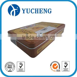 Wholesale Cartoon Decoration Rectangle Tin Can for Food thumbnail-3