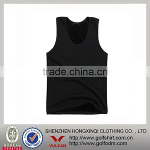 Customizing Singlets ,black Sleevless Tank Top for Man thumbnail-1