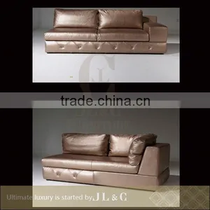 JS10 Living Room Furniture Top Layer Leather Sofa Full Grain Leather Sofa JL&C Luxury Home Furniture New Sofa Designs thumbnail-2