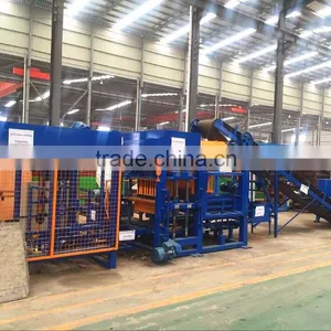 Low Cost QT4-30 Diese Engine Habiterra Concrete Hollow Block Machine for Sale, Interlocking Paver Block Machine Price in India Supplier's Choice thumbnail-5
