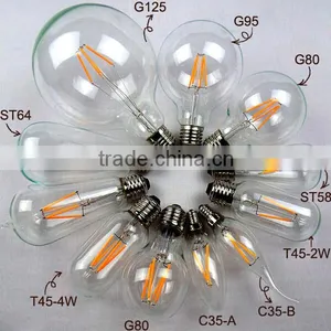 LED EDISON BULB: Wholesale Led Filament Bulb Light, E27/E14/B22 Dimmable Filament Led Bulb,decorative Filament Light Bulbs thumbnail-1
