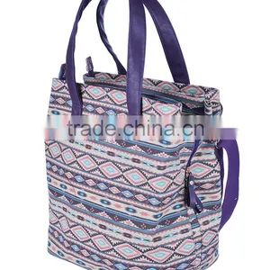 Top One Popular Large Capacity Soft Canvas Ladies Hand Bag thumbnail-1
