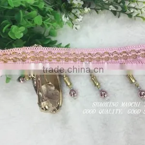 2015 New Design 100% Polester Curtain Lace, Shining Crystal, Accessories thumbnail-3