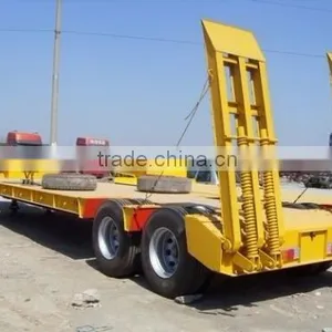 China Manufacturer Direct Supplier 3 Axles 100t Hydraulic Low Bed Trailer for Sale thumbnail-3