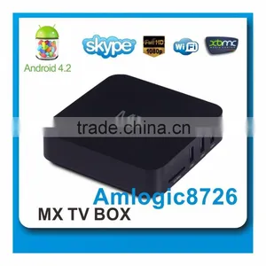AML8726-MX Dual Core A9 Android 4.2.2 XBMC Wifi DLNA tv Box HD18D MX TV BOX Smart tv Box thumbnail-1