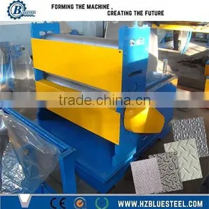 Metal Sheet Stucco Embossing Machine For Sale/ Stainless Steel Color Diamond Embossing Machine thumbnail-1