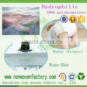 Water Absorbing Material Hydrophilic Fabric Spunbonded Non Woven thumbnail-1