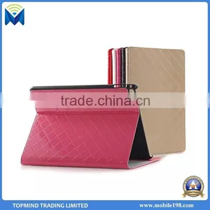 New Arrival Argyle Smart Book Style Wallet Leather Case for IPad Air 2 thumbnail-1