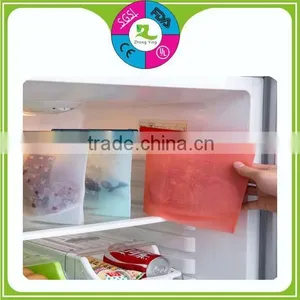 New Design Checp Price Reusable Silicone Food Storage Fresh Bag thumbnail-2