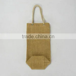 China Manufacturer Customized Jute Shopping Bag , Eco Bamboo Handle Jute Bag thumbnail-2