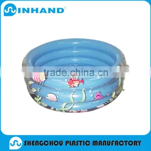 2016 Colorful Cheap Durable Baby Inflatable Swimming Pool 3 Ring Plastic Bath Pool For Kids thumbnail-1
