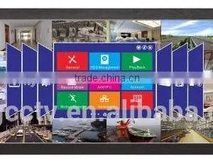 AHD NVR DVR 3 in 1 AHD 21.5" LCD Touch Screen 21.5'' 1080P LED Monitor CCTV Multi-touch XVR thumbnail-3