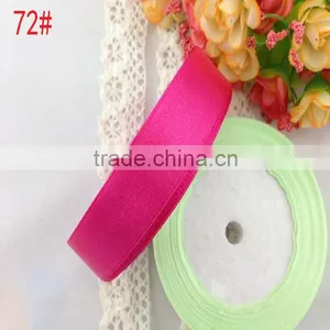 Hot Sale Single Face Tape Knit Christmas Colorful Dance Tape 100% Polyester Satin Ribbon Roll thumbnail-1