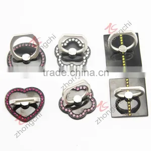 Multi-purpose pu Gel Finger Ring Phone Holder With Car Interior Mount Holder thumbnail-1