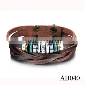 New Arrival Magnet Bracelet With Skull Stainless Steel Charm Bracelet thumbnail-2