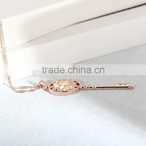 2016 New Design Key Of Life S925 Gold Simple Pendant SPG901Y thumbnail-4
