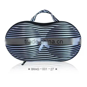 Cheap Wholesale Travel Bra and Underwear Storage Box Case Bra and Panty Bag thumbnail-5