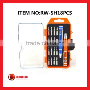 Factory Supply High Quality 18 Pcs Precision Screwdrivers Set With Magnetize thumbnail-1