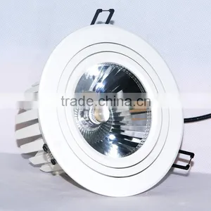 Round Design With Rotation and Gimbal Housing 20W 30w Dimmable Led Downlight Ajustable Led Downlights Black thumbnail-3