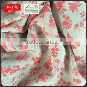 China Manufacturer Wholesale 60*60 90*88 95gsm Reactive Floral Printing Spun Rayon Fabric thumbnail-1