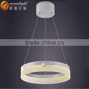 Acrylic Circle Lights Pendant Circle Chandelier Modern LED Lights OXD9019-D40+60+80W thumbnail-5