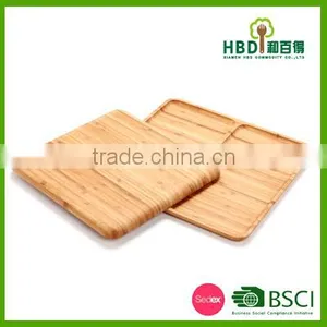 Best Selling Bamboo Food Storage Tray 3 Compartment Food Tray thumbnail-4