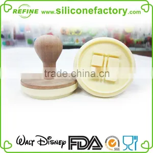 Wholesale Fancy Design High Quality 3d Silicone Cookie Stamp thumbnail-1